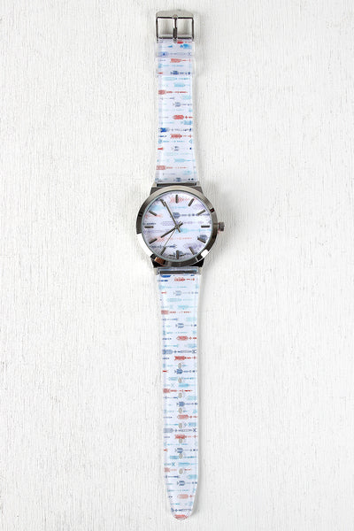 Multicolor Arrow Watch