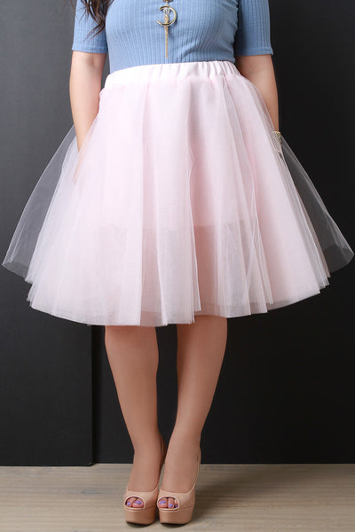 Tutu Tulle A-Line Skirt