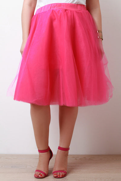 Tutu Tulle A-Line Skirt