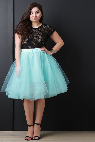 Tutu Tulle A-Line Skirt