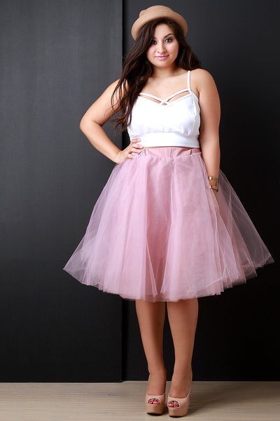 Tutu Tulle A-Line Skirt