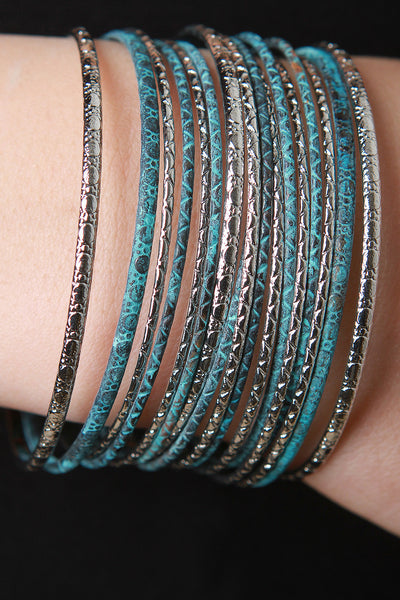 Stacked Wires Bangle