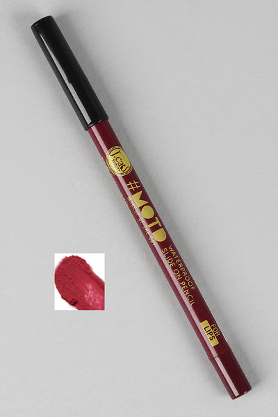 J.Cat MOTD Waterproof Lip Pencil