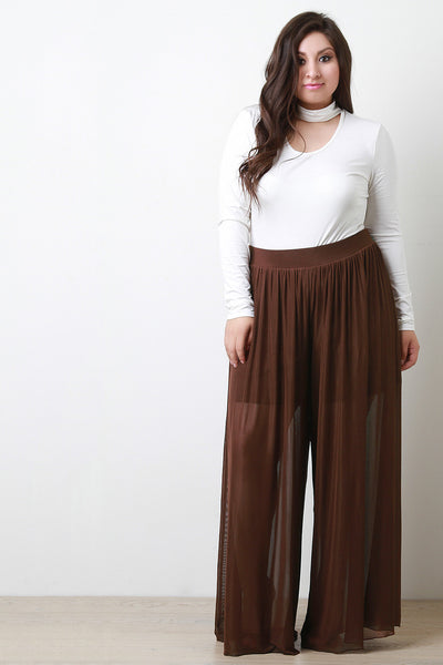 Mesh Maxi Pants