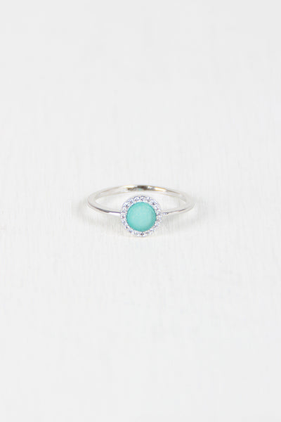 Rhinestone Circle Ring