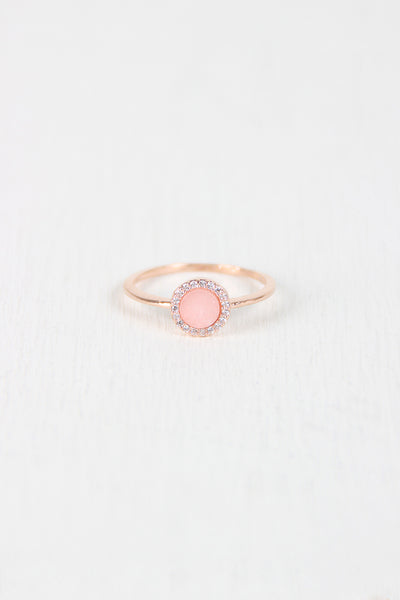 Rhinestone Circle Ring