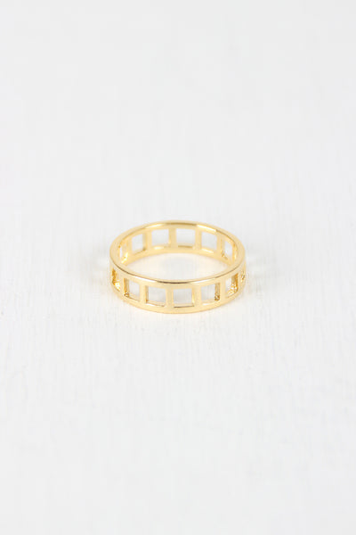 Square Cut Out Ring