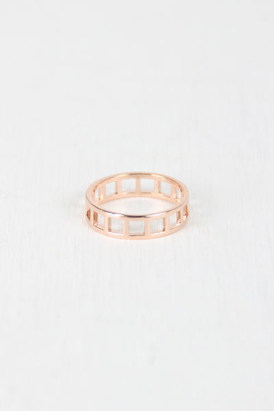 Square Cut Out Ring