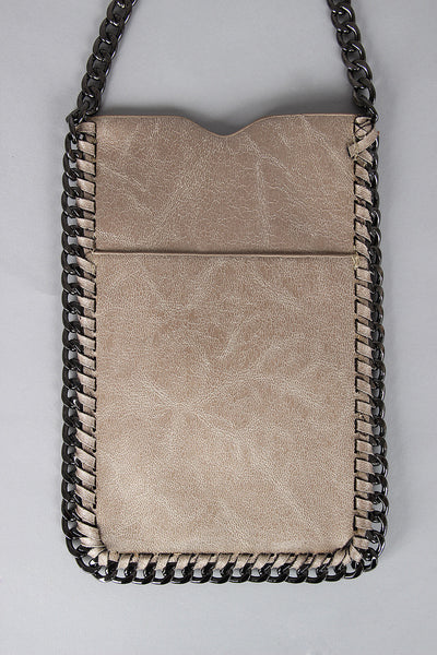 Chain Crossbody Phone Pouch