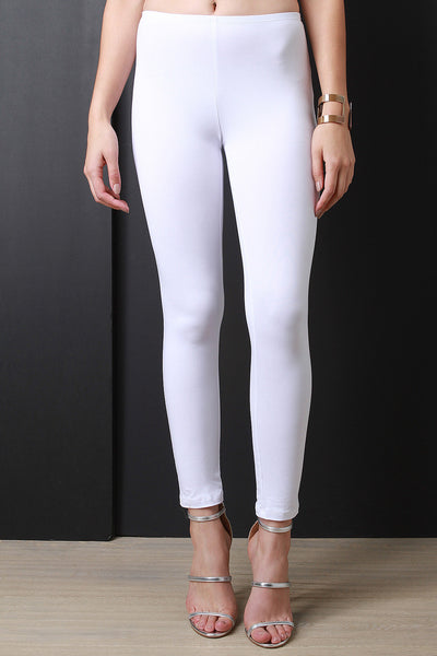 Jersey Knit Taper Cut Leggings