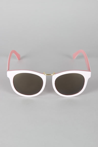 Two Tone Retro Vibe Sunglasses