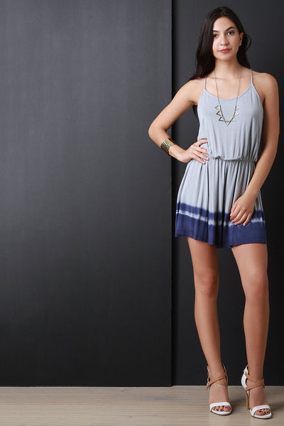 Dip Dye Sleeveless Romper