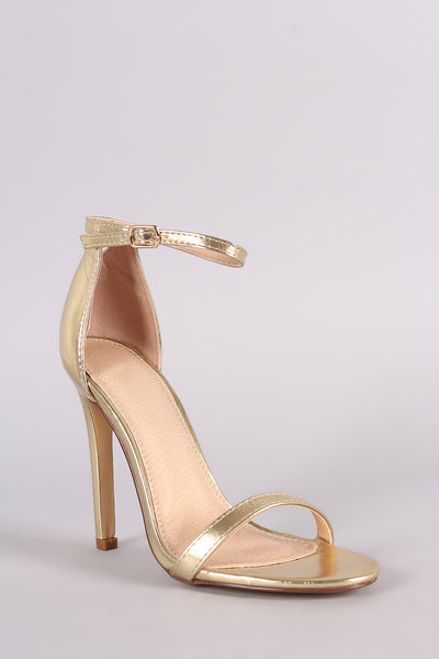 Liliana Double Strap Open Toe Stiletto Heel