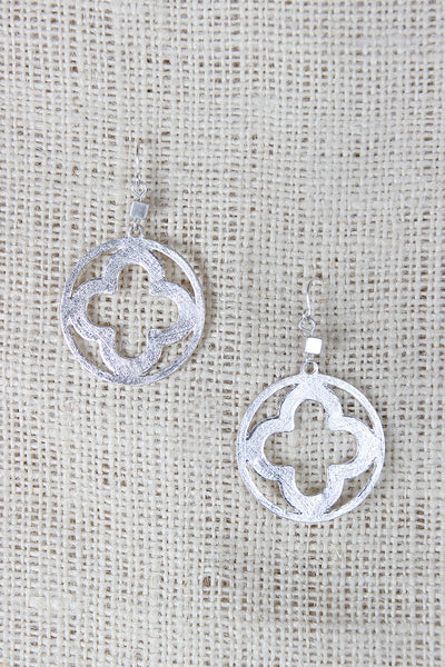 Open Clover Dangle Earrings