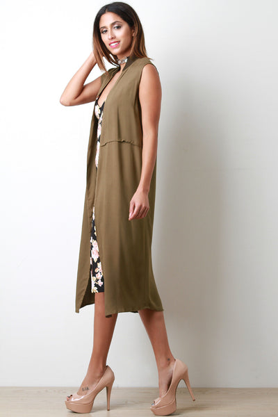 Longline Trench Vest