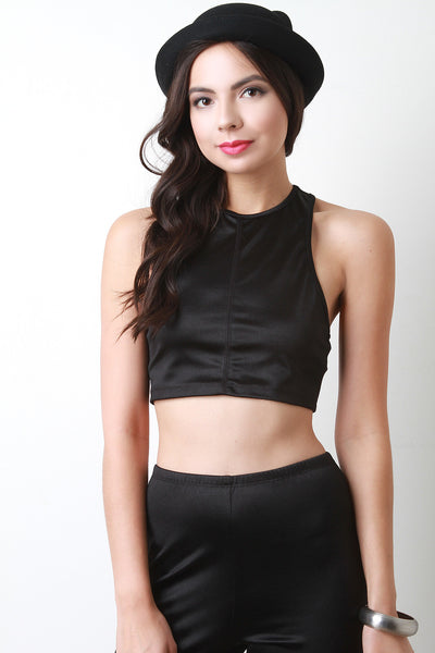 Shine On Racerback Crop Top