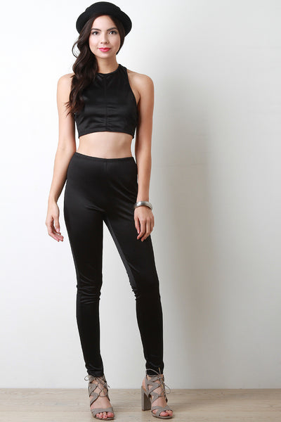 Shine On Racerback Crop Top