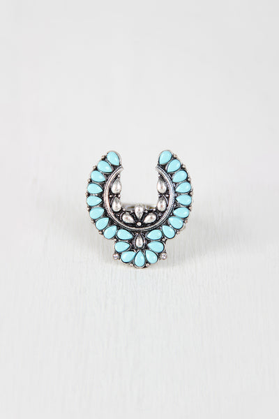 Turquoise Flying Eagle Ring