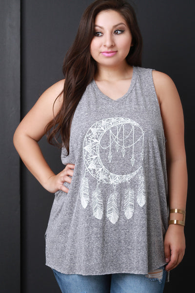 Moon Dreamcatcher Sleeveless Top