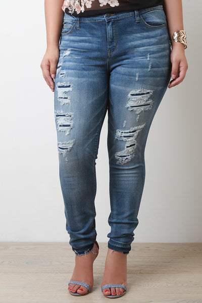 Distressed Skinny Jeans