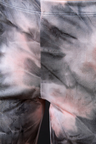 Splashed Tie Dye Flare Cut Pants