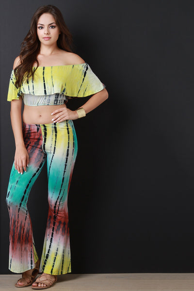 Tie Dye Flare Pants