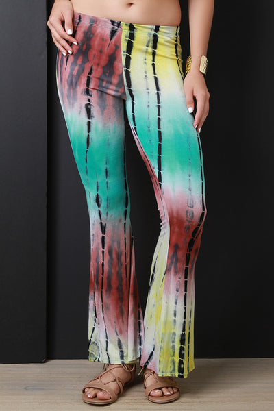 Tie Dye Flare Pants