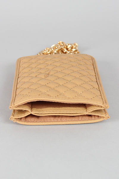 Quilted Mini Cross Body Pouch