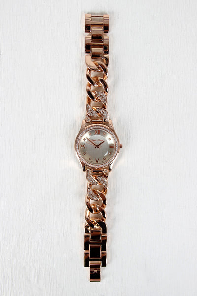 Rhinestone Chain Band Watch