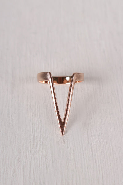 Simple Open V Ring