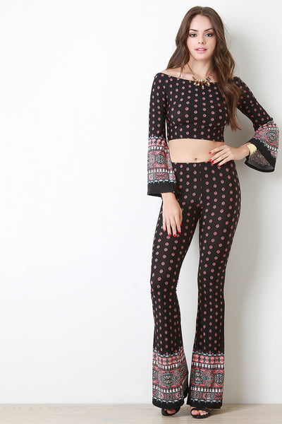 Bohemian Bell Bottom Pants