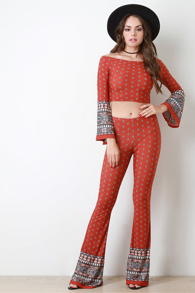 Bohemian Bell Bottom Pants