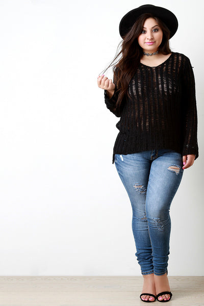 Loose Knit Boxy Sweater