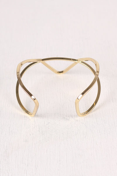 Open Wire Abstract Cuff