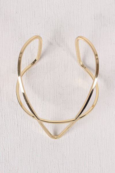 Open Wire Abstract Cuff